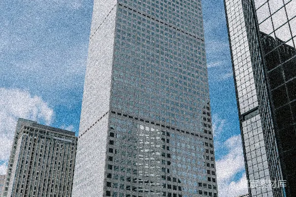 高清摄影 摩天大楼下的城市景观