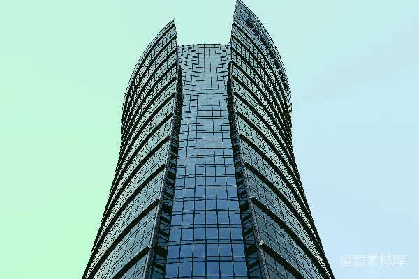 高清摄影 现代玻璃幕墙建筑