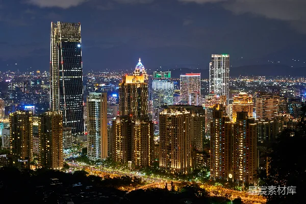 高清摄影 璀璨都市夜景
