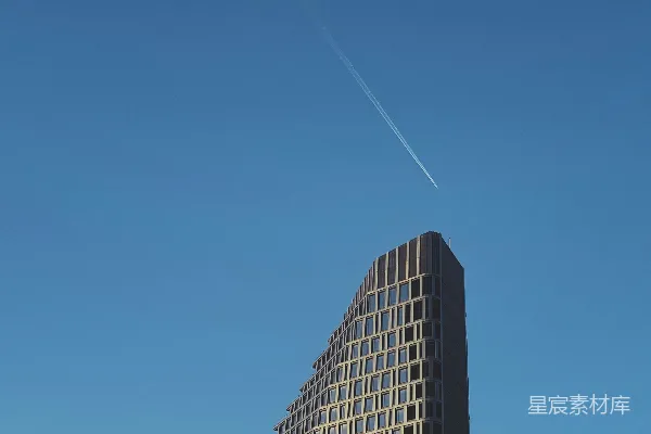 高清摄影 摩天大楼与蓝天