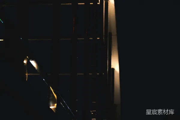 高清摄影 夜色中的建筑剪影