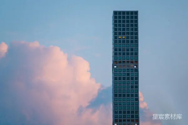 高清摄影 云与摩天大楼