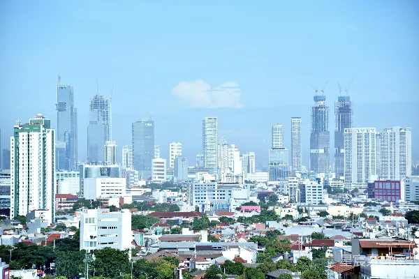 高清摄影 都市风景：现代化建筑群