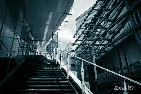 高清摄影 现代建筑中的楼梯