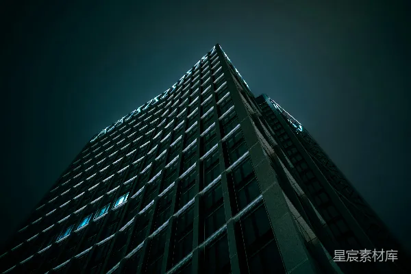 高清摄影 夜晚的摩天大楼