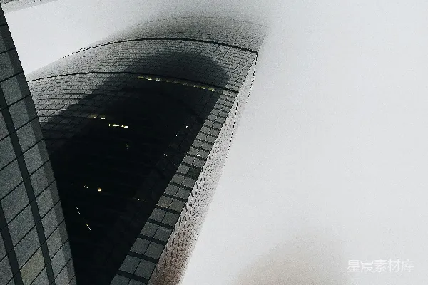高清摄影 雾中的摩天大楼