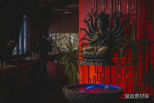 高清摄影 寺庙中的神秘佛像