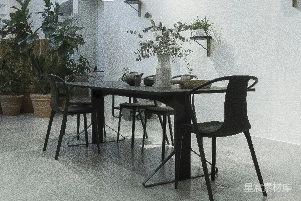 高清摄影 简约现代餐桌布局