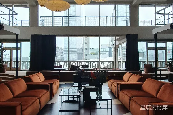 高清摄影 现代风格的宽敞休息室