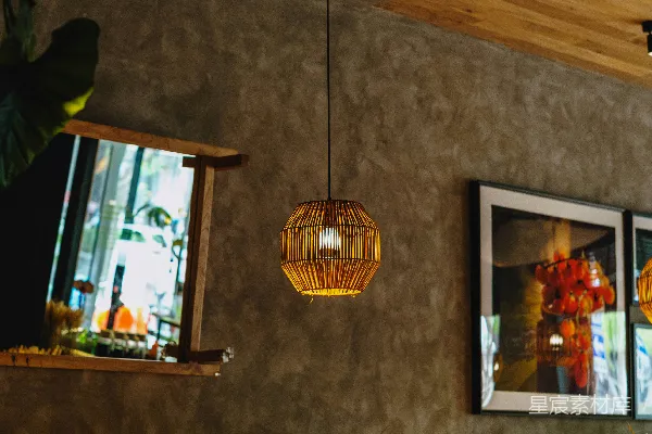 高清摄影 温馨日式餐厅一角