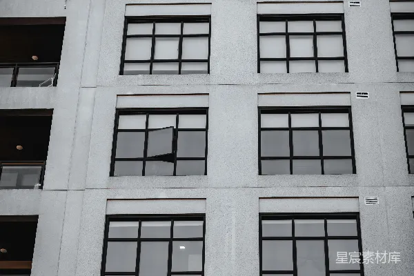 高清摄影 工业风格建筑的窗户