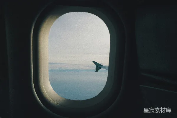 高清摄影 飞机窗外的风景