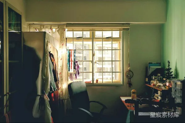 高清摄影 阳光洒进的温馨小屋