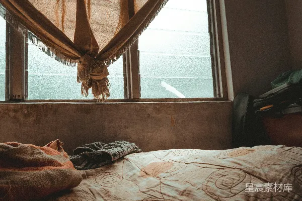 高清摄影 晨光洒进的卧室
