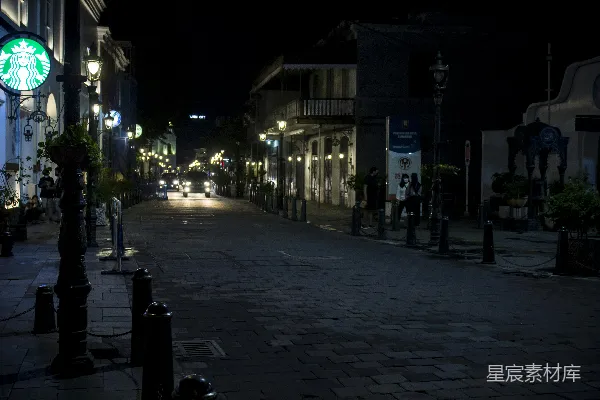 高清摄影 夜晚的街道