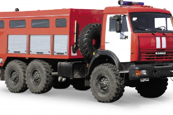 元素素材 红色消防车
