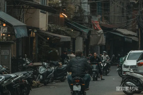 高清摄影 越南街头的摩托车之旅