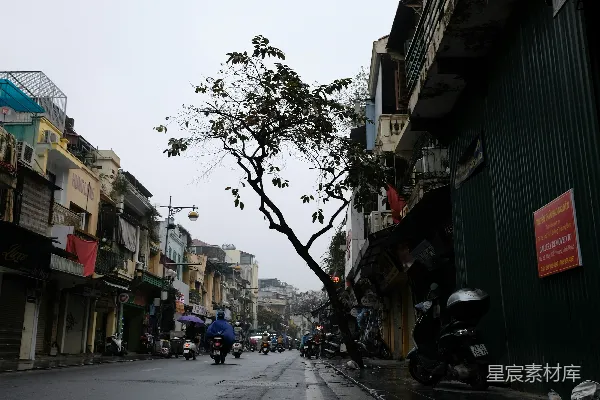高清摄影 雨后的街道