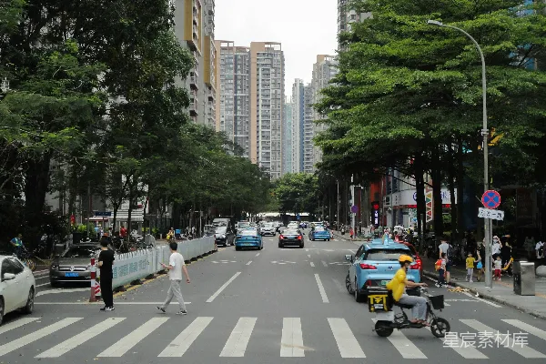 高清摄影 城市街道上的日常景象