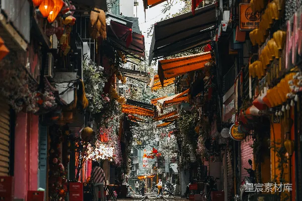高清摄影 火车穿过的市场
