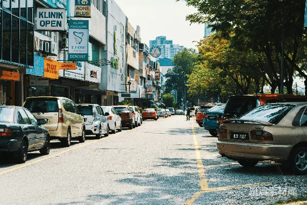 高清摄影 城市街道的日常景象