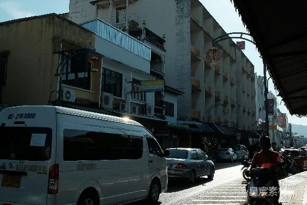 高清摄影 阳光下的城市街景
