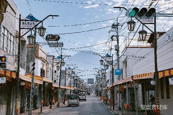 高清摄影 静谧的日本小镇街景