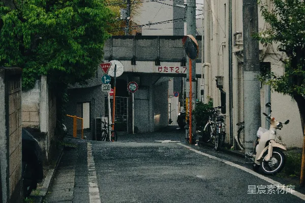 高清摄影 城市中的静谧小巷
