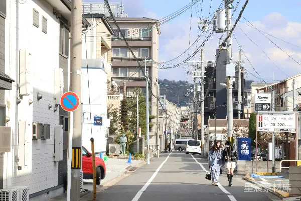 高清摄影 城市街道一角