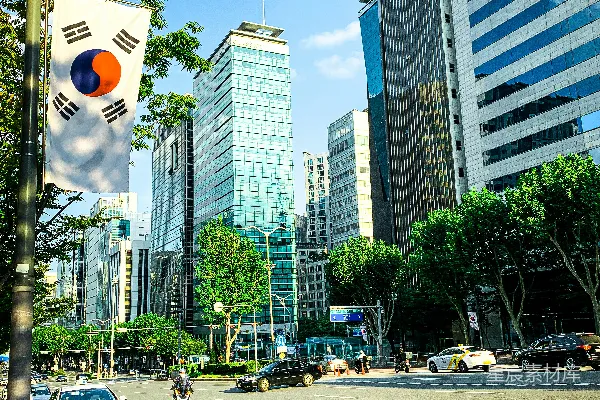 高清摄影 韩国现代都市街景