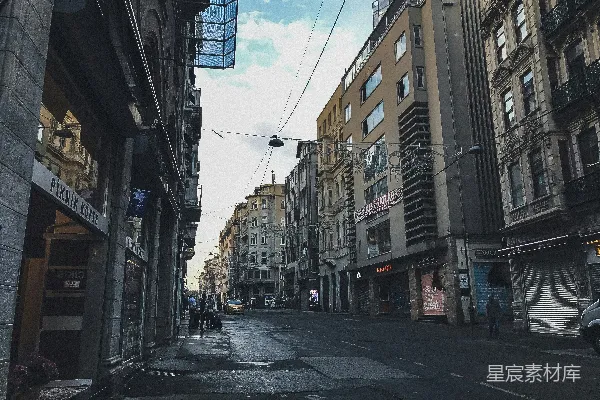 高清摄影 城市街道的宁静时刻