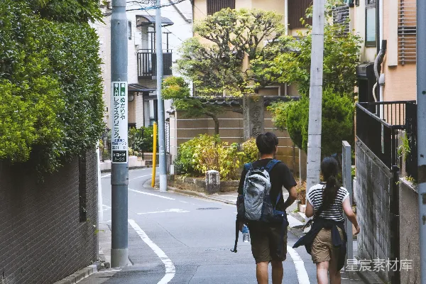 高清摄影 日本巷弄中的散步时光