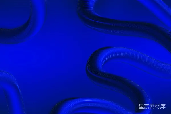 高清摄影 深邃蓝色抽象曲线背景