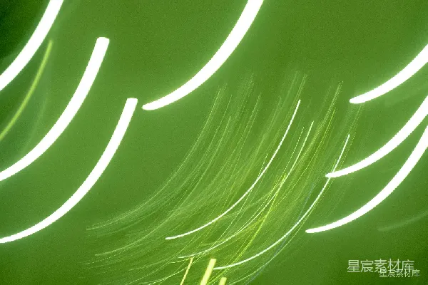 高清摄影 绿色背景中的动态线条