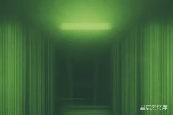 高清摄影 幽暗走廊的剪影