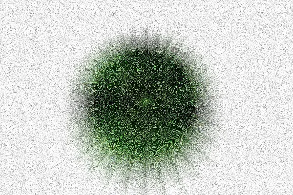 高清摄影 绿色粒子动态背景