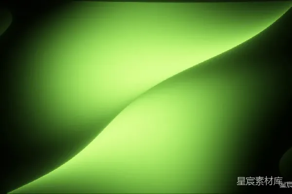 高清摄影 抽象绿色光晕
