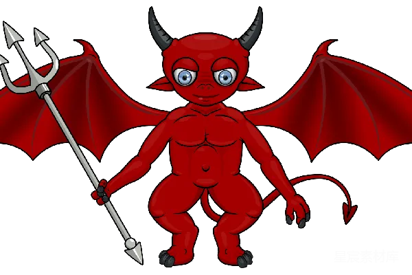 元素素材 恶魔