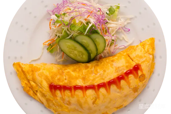元素素材 omelette
