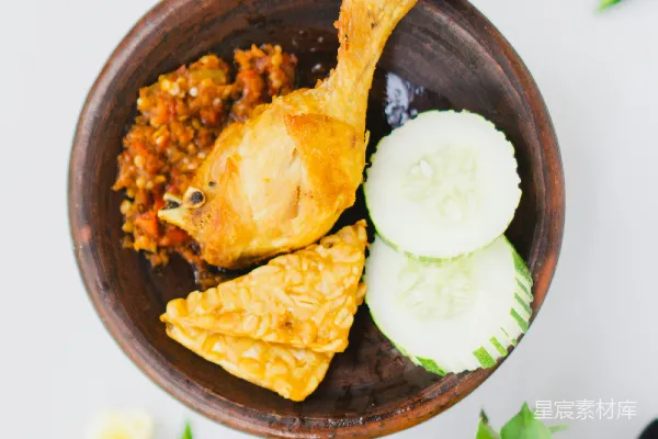 高清摄影 一盘食物