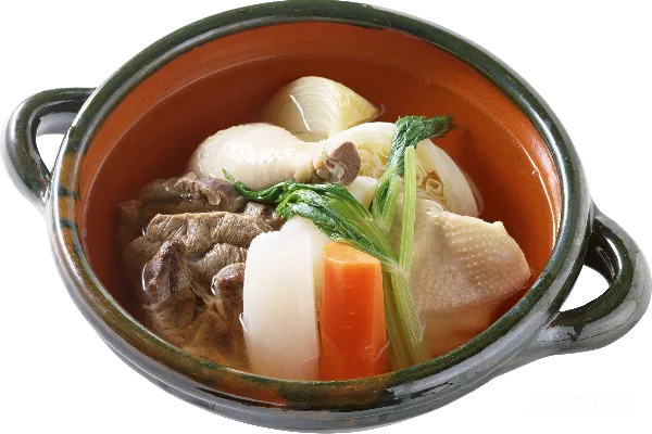 元素素材 日式鸡肉蔬菜炖菜