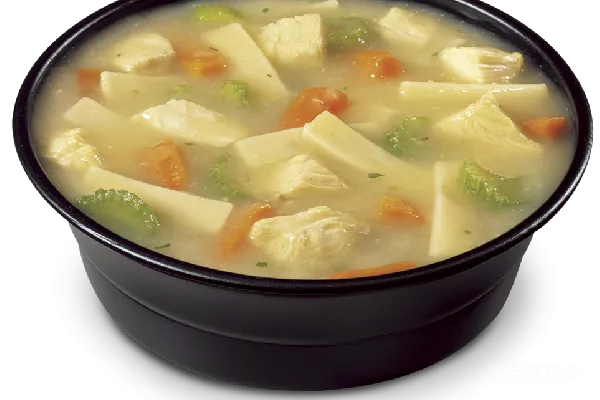 元素素材 鸡肉蔬菜汤