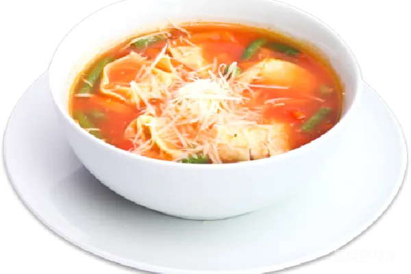 元素素材 番茄鸡肉汤