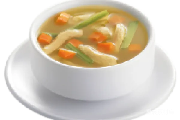 元素素材 鸡肉蔬菜汤
