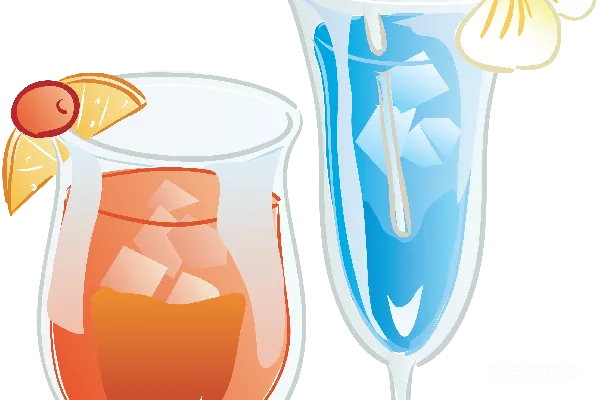 元素素材 鸡尾酒