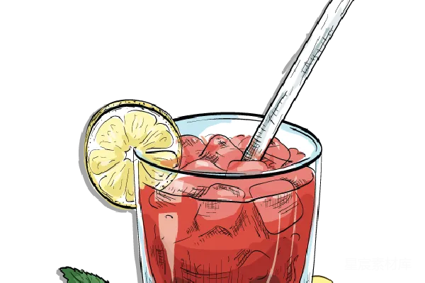 元素素材 鸡尾酒