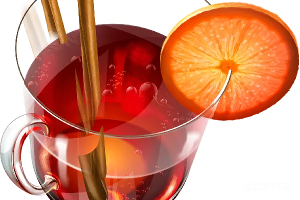 元素素材 鸡尾酒