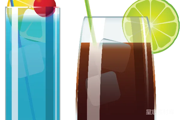 元素素材 鸡尾酒