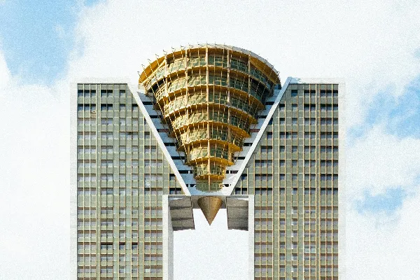 高清摄影 金灰高楼的摄影作品