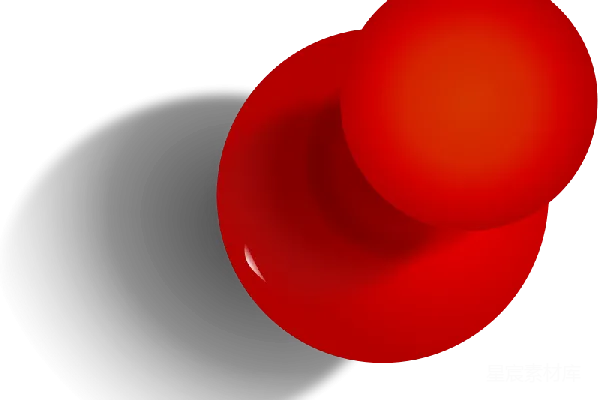 元素素材 红色渐变与黑色漩涡抽象图案